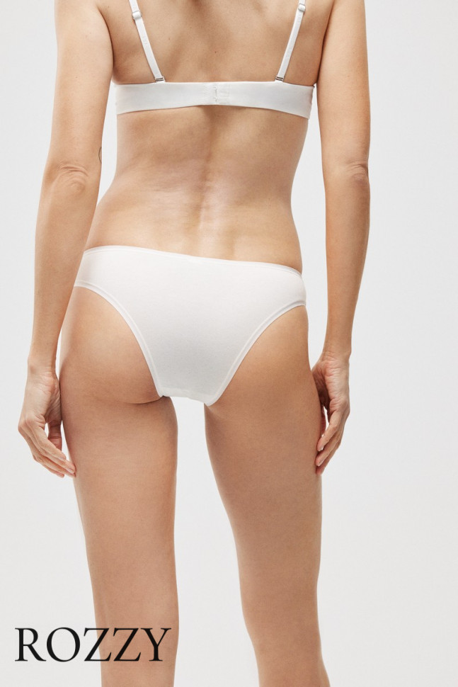 Трусы бразильяна хлопковые Ysabel Mora 19400 серо-голубой/шампань (уп.2шт.)