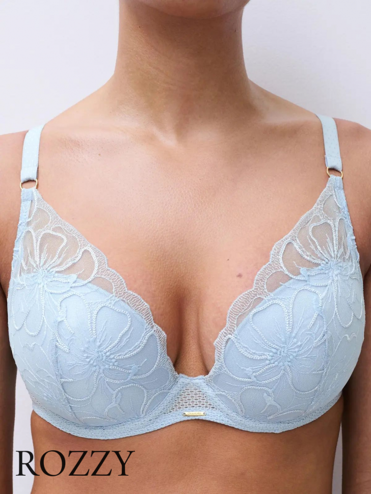 Бюстгальтер Chantelle Fleurs C12M20 голубой