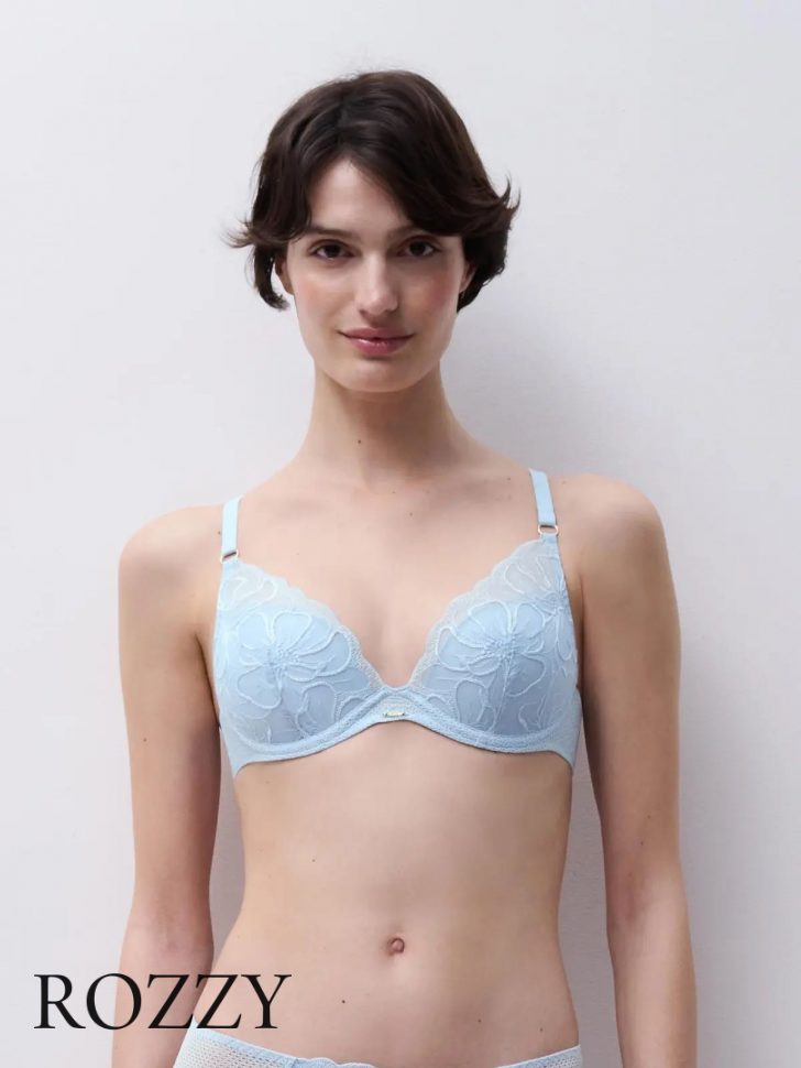 Бюстгальтер Chantelle Fleurs C12M20 голубой