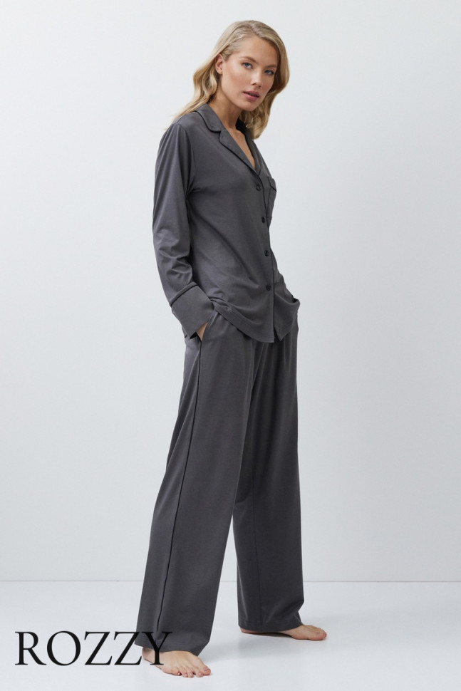 Пижама Aruelle Cadance Grey темно-серый