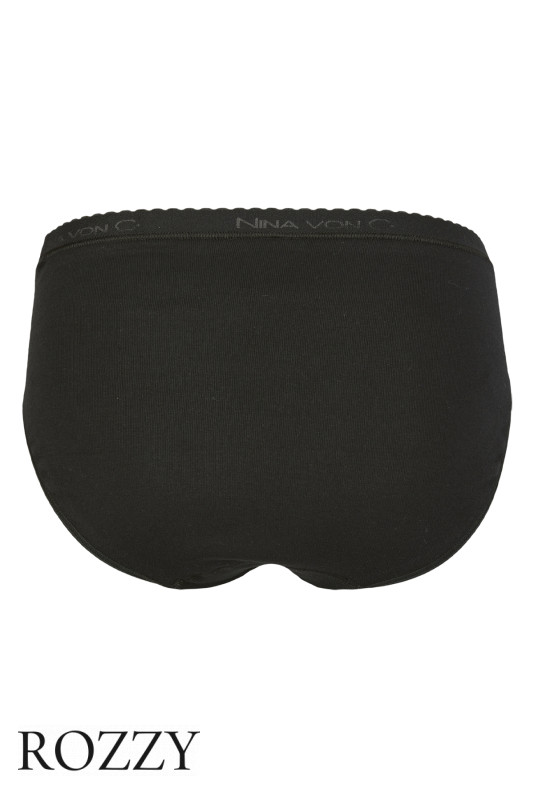 Трусы макси хлопковые Nina Von C 70160113 черный