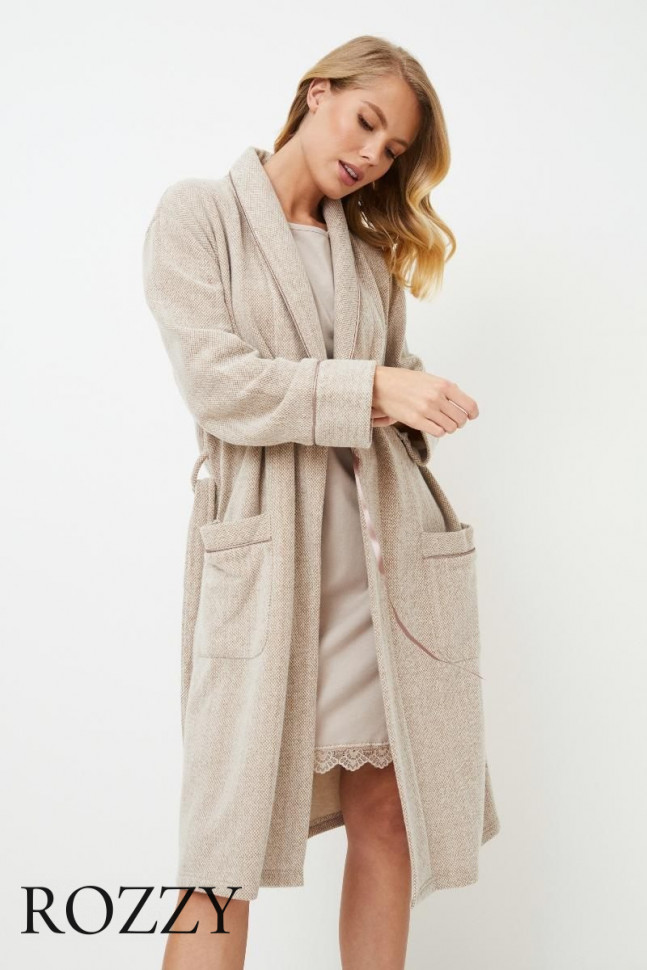 Халат Aruelle Marianna бежевый