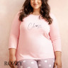 Пижама хлопковая Taro Libby Maxi 3214/3268 светло-розовый/светло-лиловый
