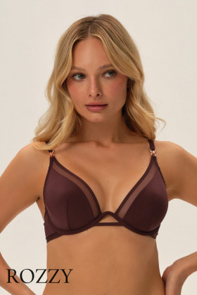 Бюстгальтер Esotiq Ova/89X 41724 шоколадный