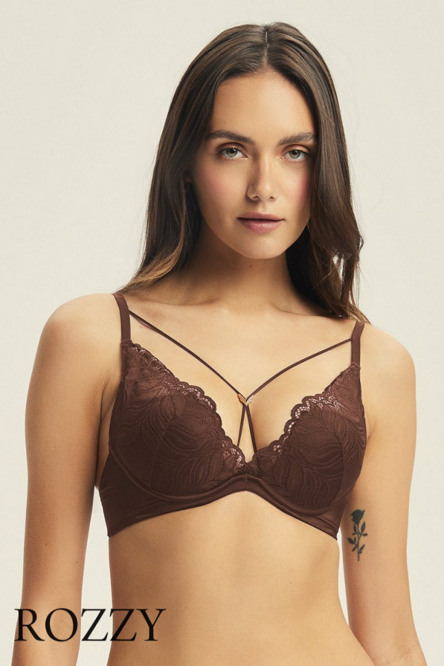 Бюстгальтер Esotiq Korin/89X 43582 шоколадный